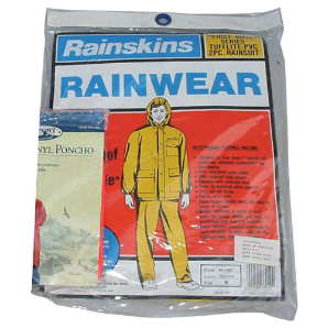 Mayday 2 Piece Heavy Duty PVC Emergency Rain Suit Poncho